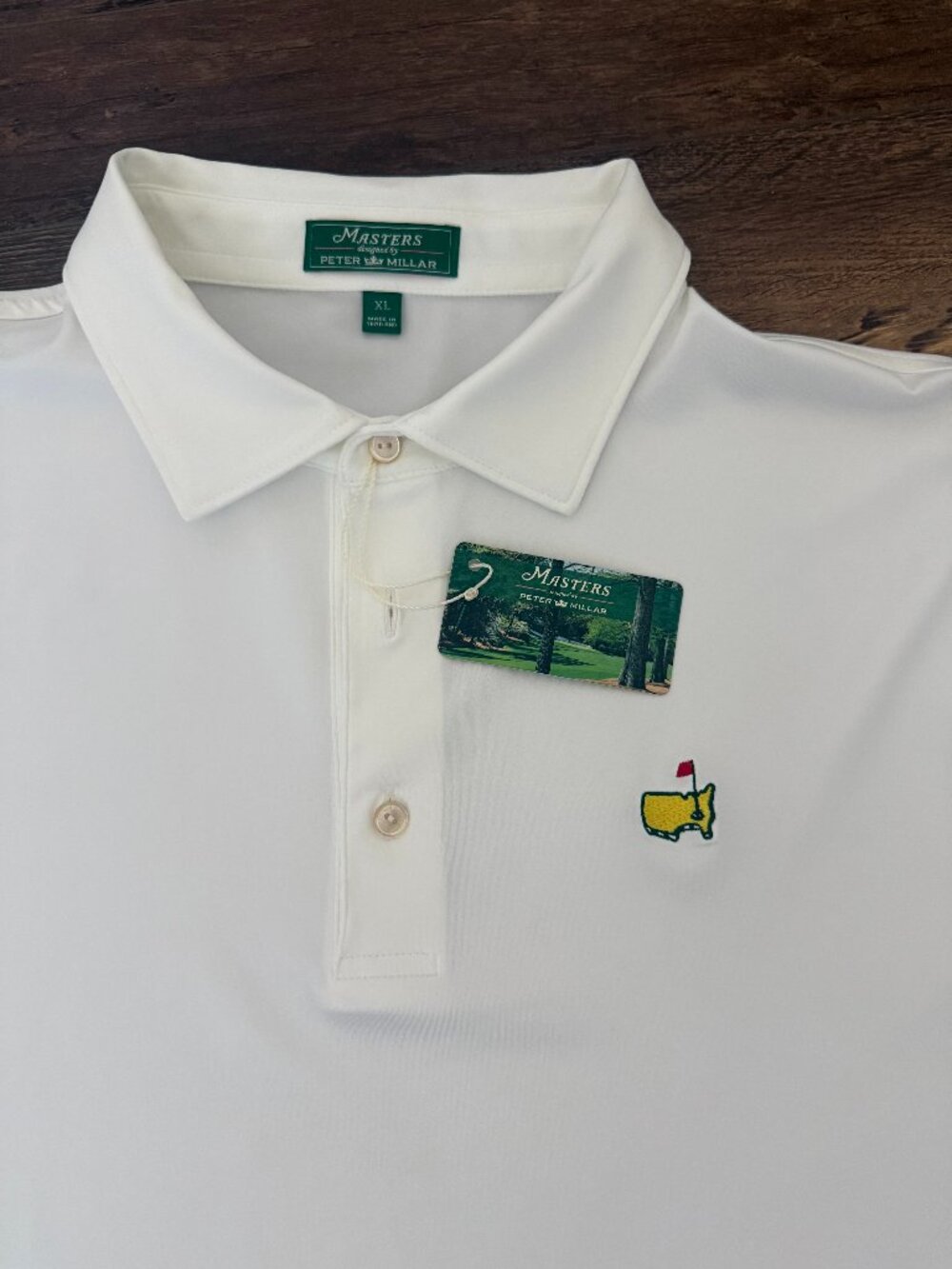 PETER MILLAR Masters Golf Performance Polo In White Size XL / NWT
